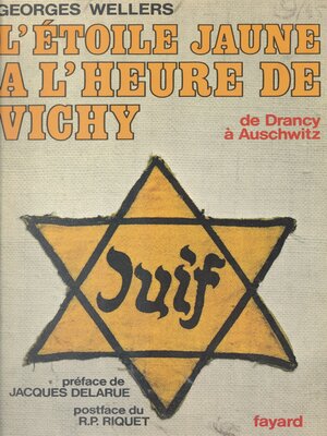 cover image of L'étoile jaune à l'heure de Vichy